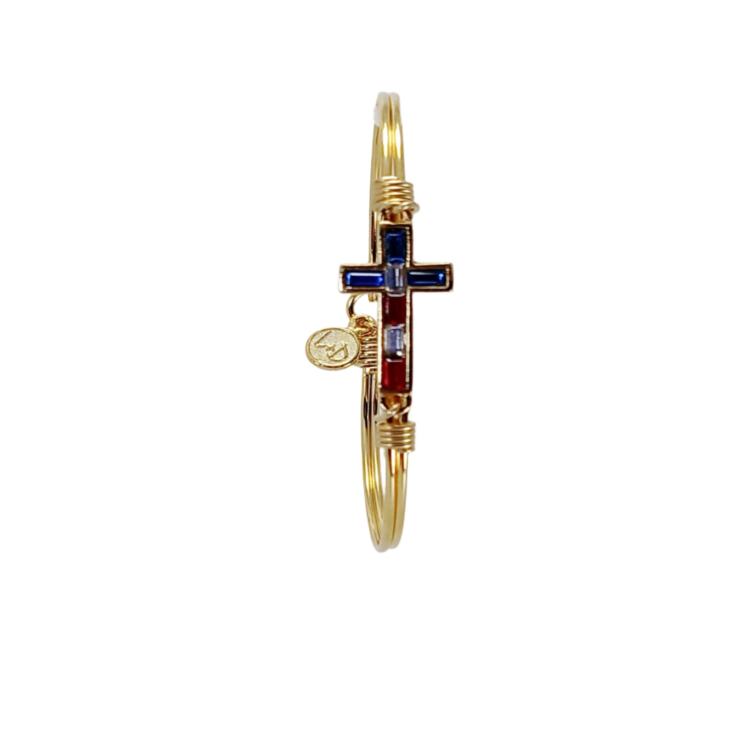Patriotic Cross Bracelet