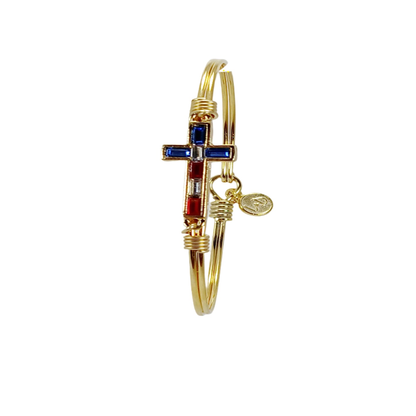 Patriotic Cross Bracelet
