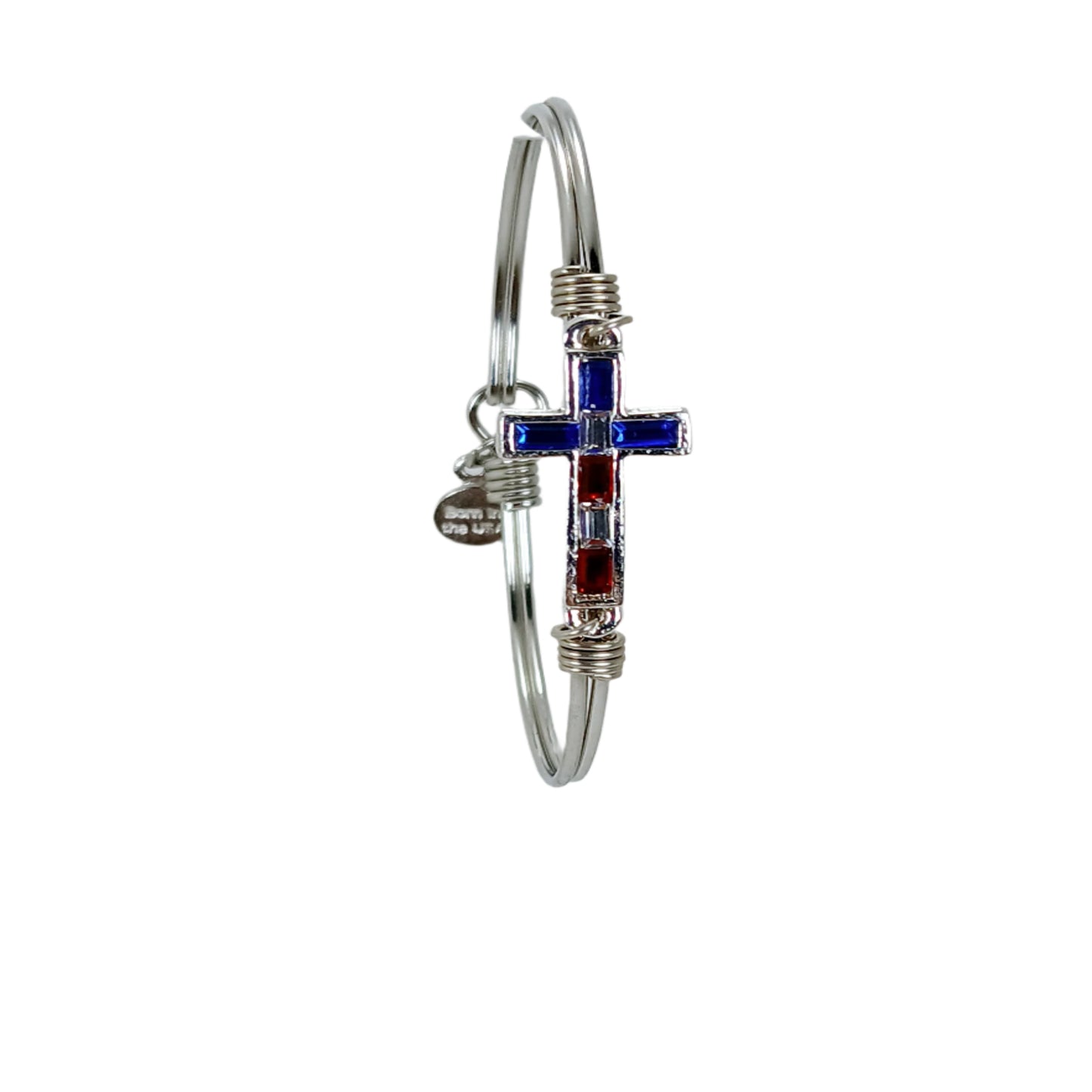 Patriotic Cross Bracelet