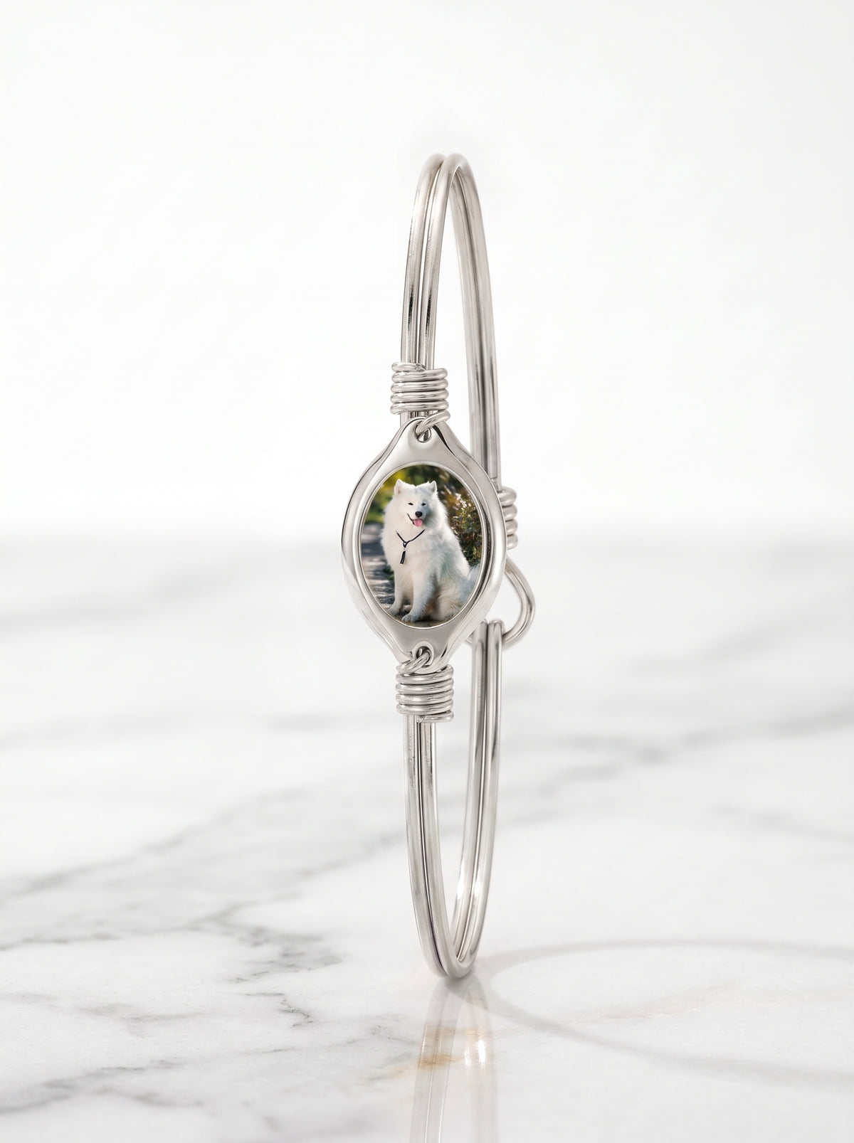 White Alaskan Malamute Bracelet