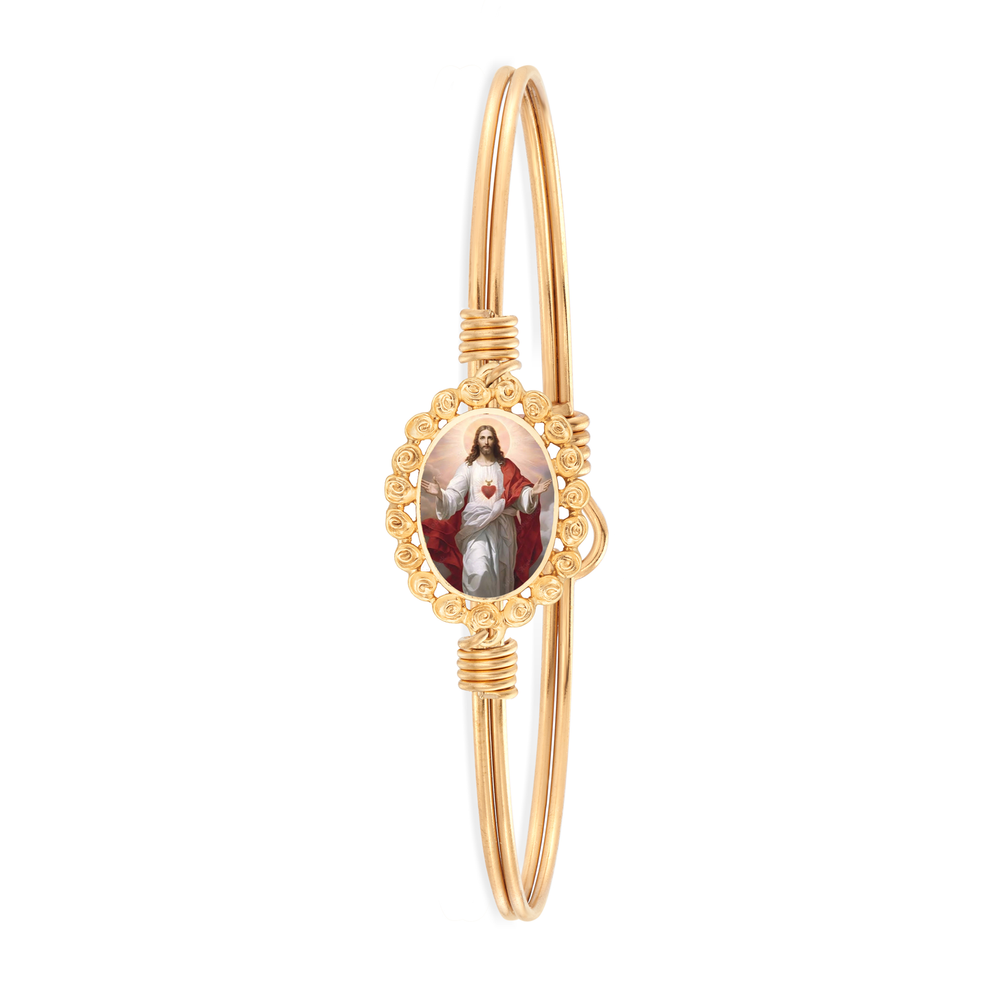 Rosette Sacred Heart of Jesus Bracelet