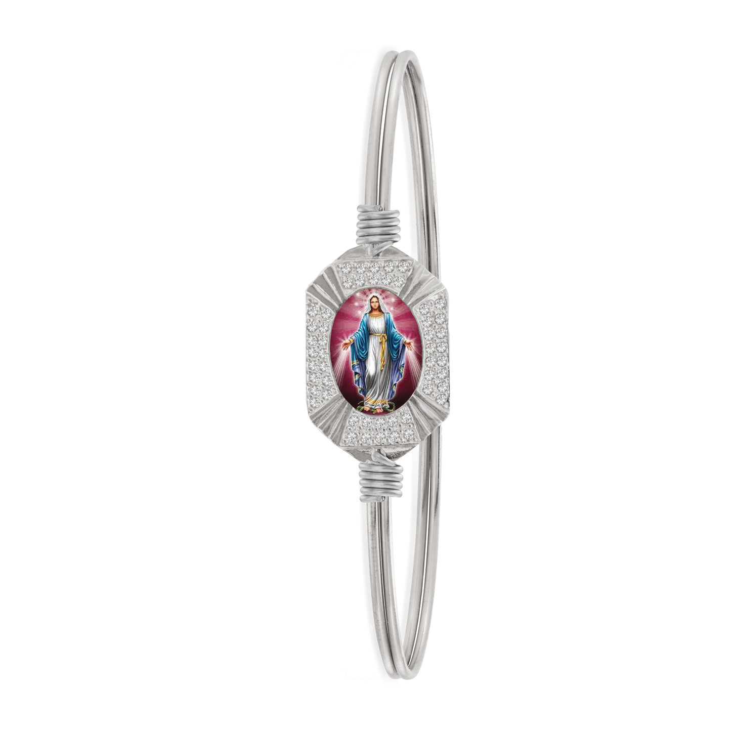 Mother Mary Crystal Bracelet