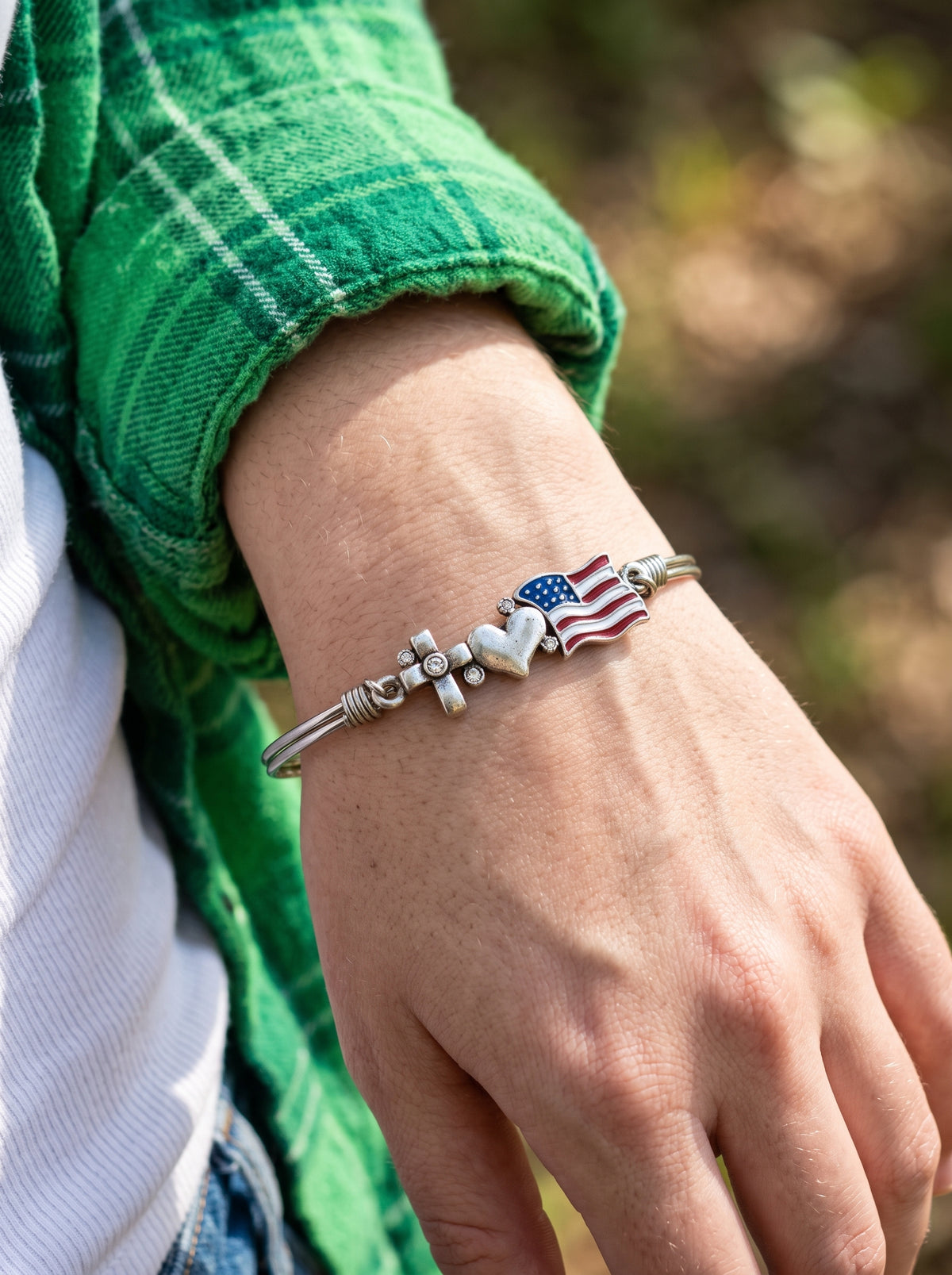 Faith/Love/Country Bracelet