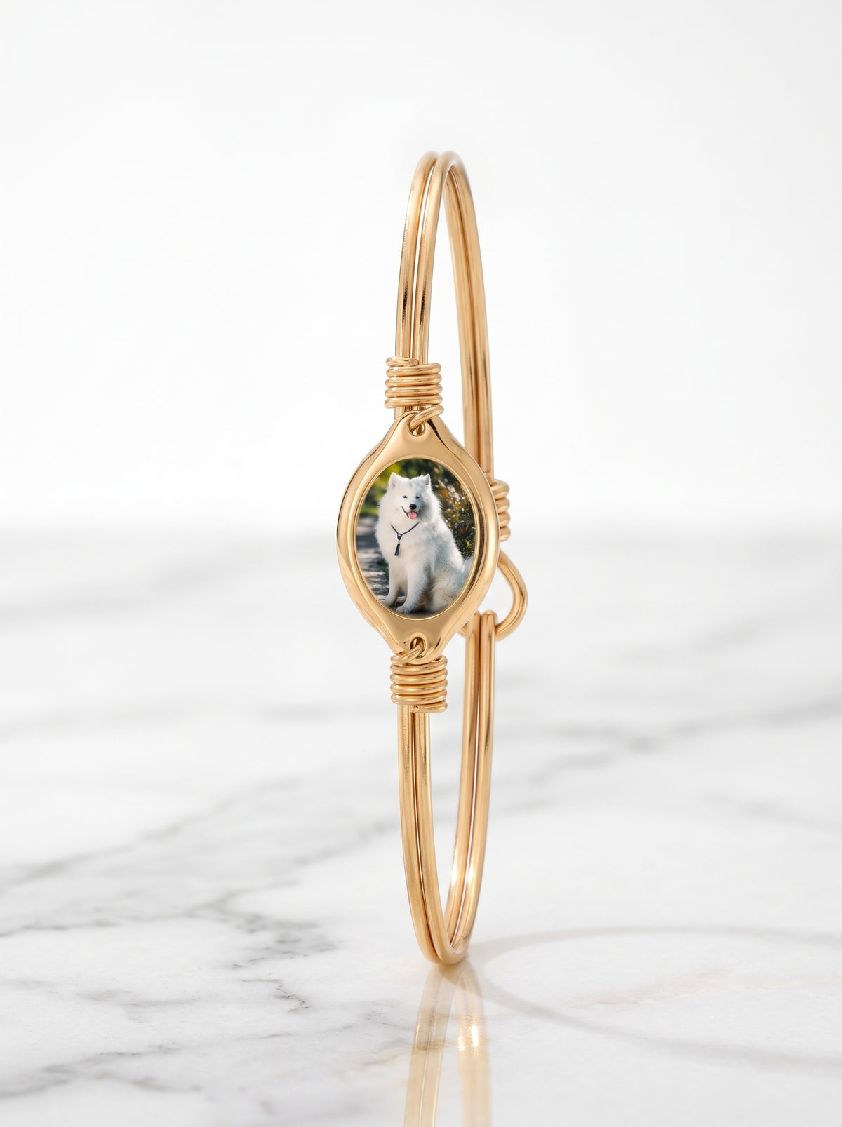 White Alaskan Malamute Bracelet