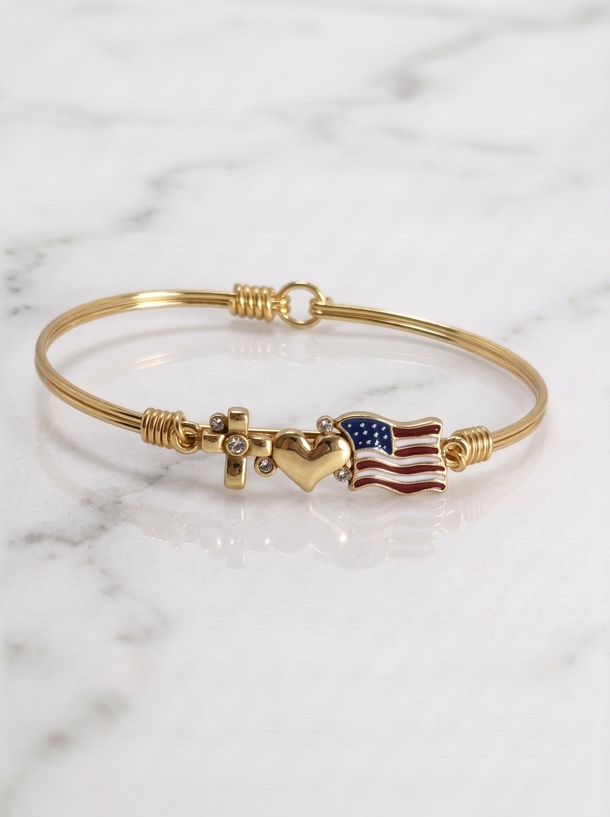 Faith/Love/Country Bracelet
