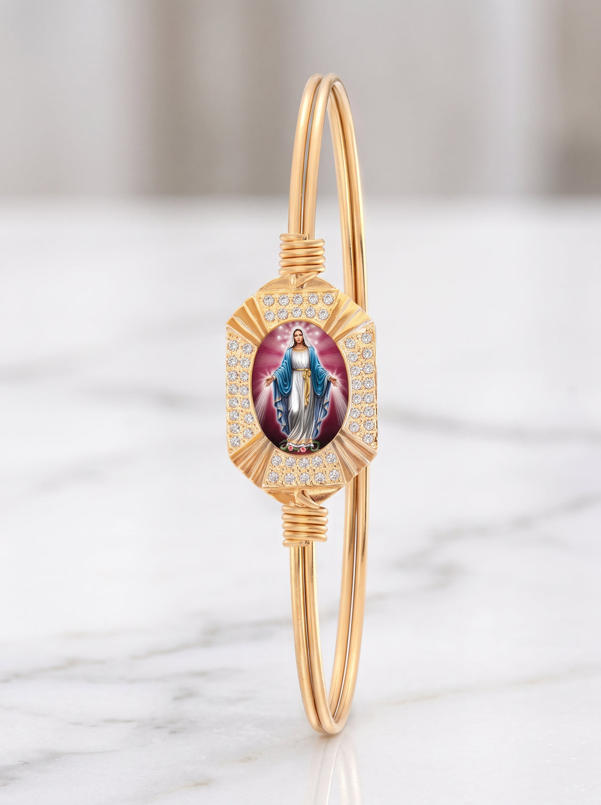 Mother Mary Crystal Bracelet