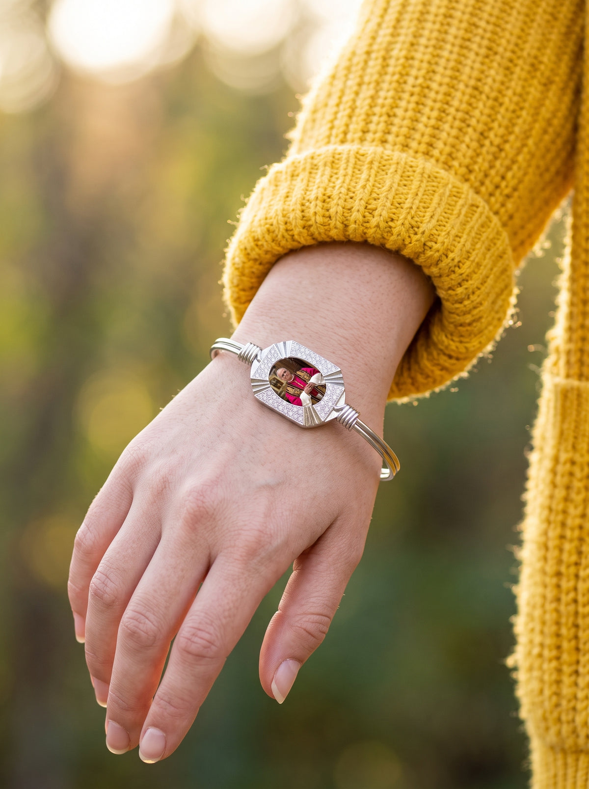 Pope Leo Crystal Bracelet