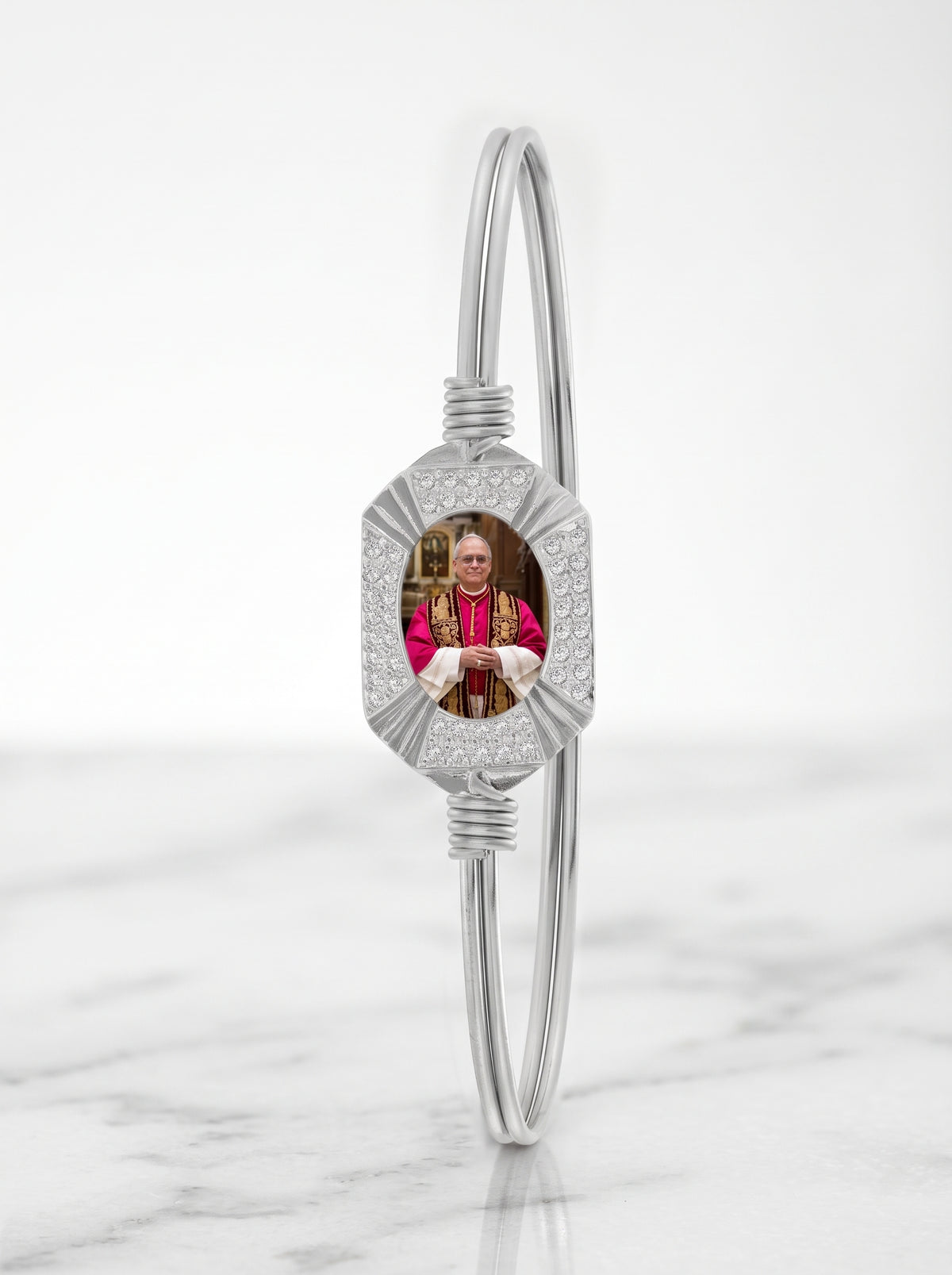 Pope Leo Crystal Bracelet