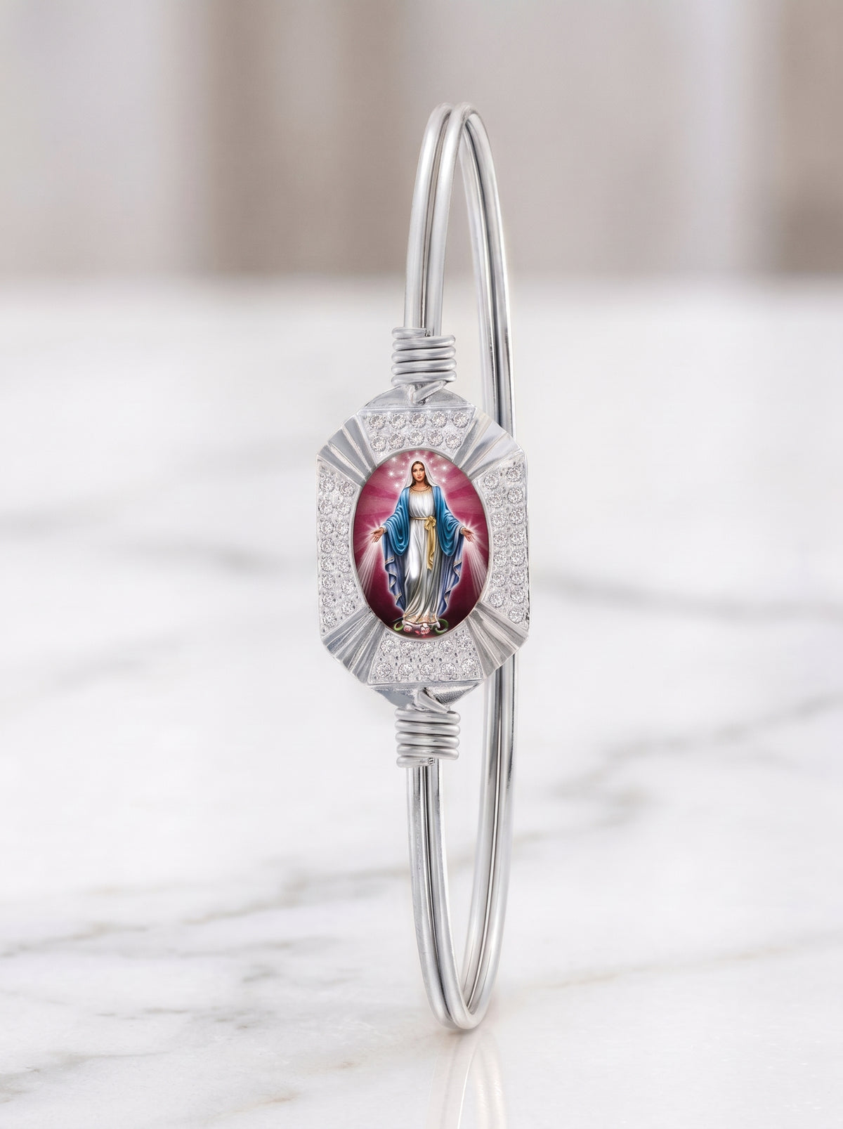Mother Mary Crystal Bracelet