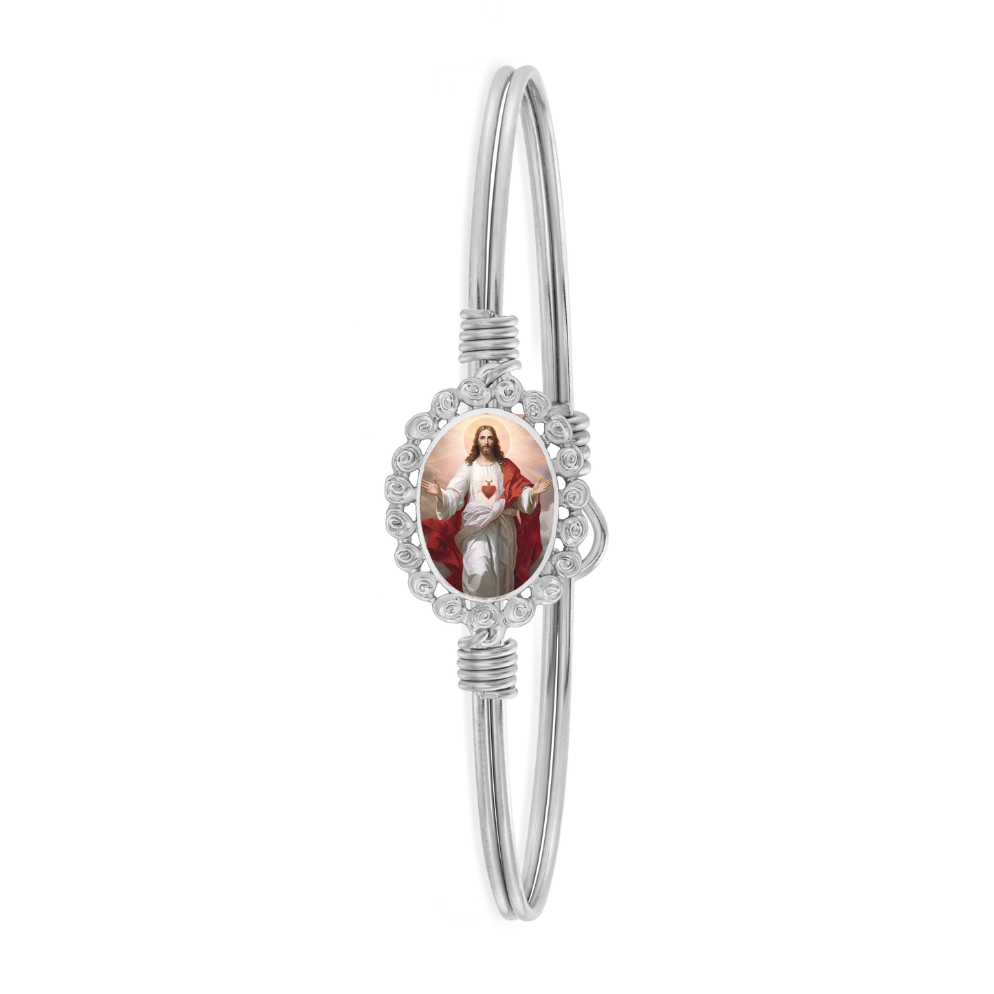 Rosette Sacred Heart of Jesus Bracelet