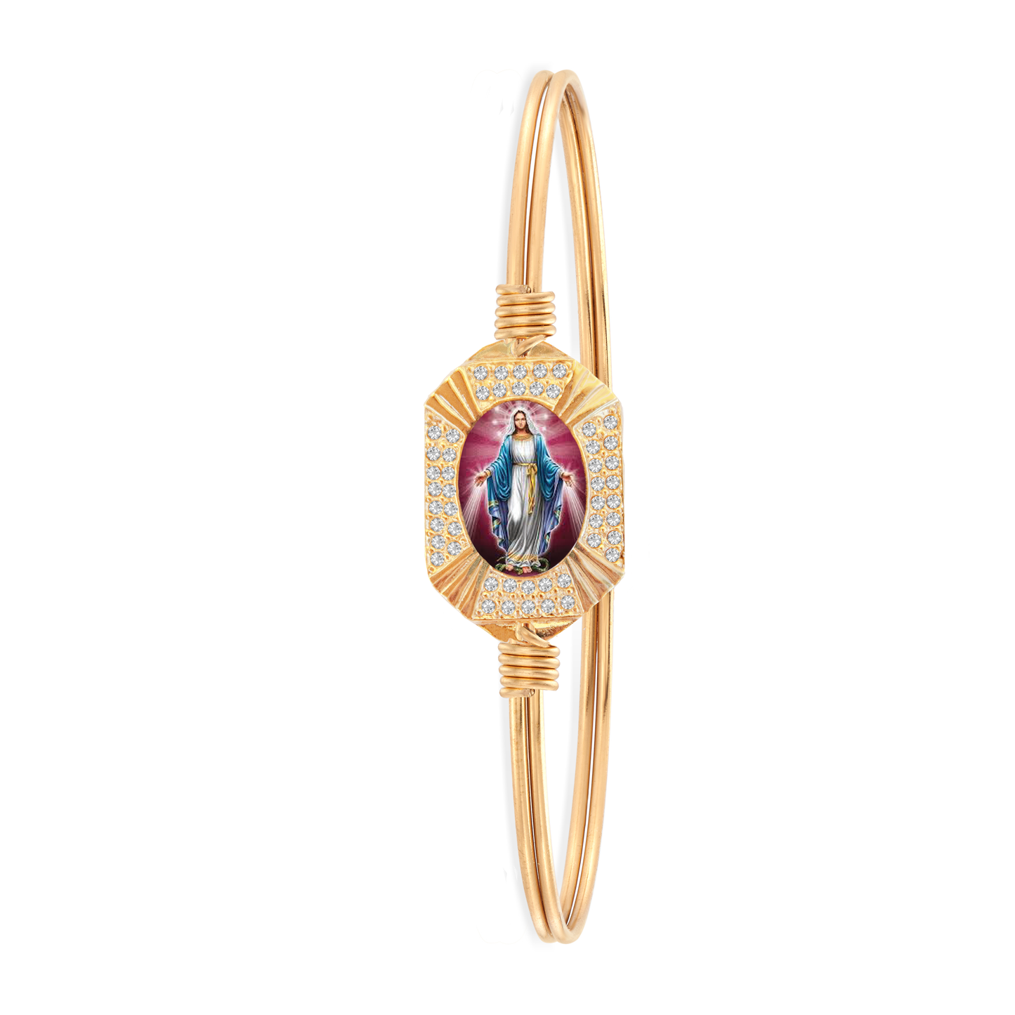 Mother Mary Crystal Bracelet