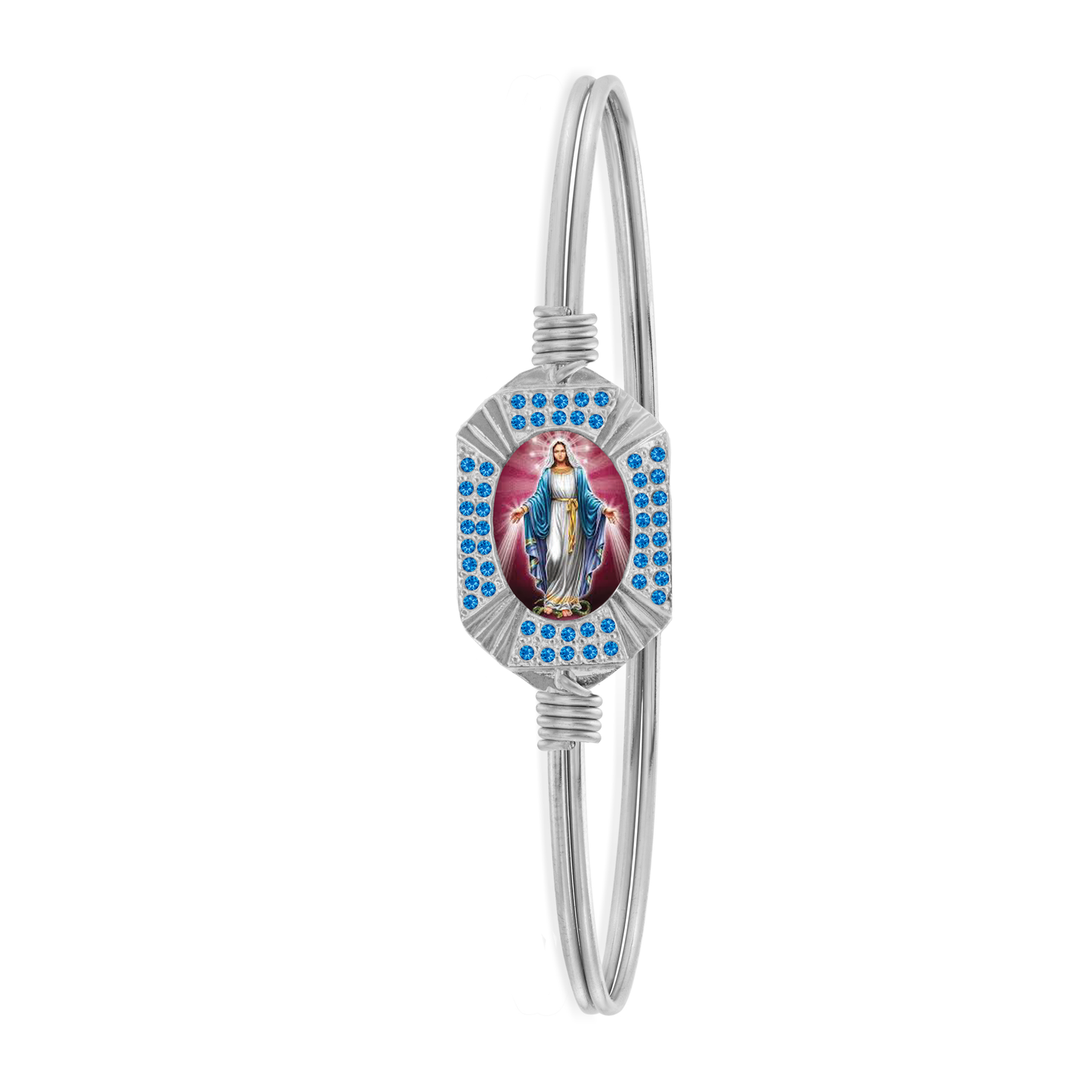 Mother Mary Sapphire Bangle